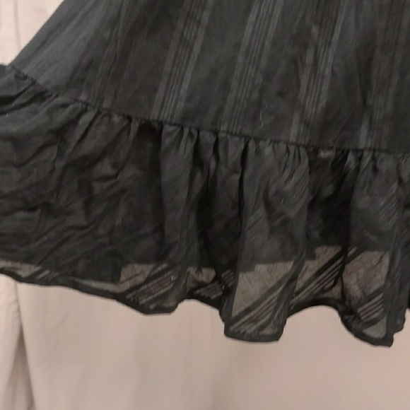 Summer Black Cotton Short Dress & Cute Flirty Cool & Comfortable Style Sz M fit6 - Picture 3 of 10